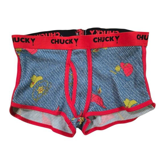 Dolls kill x chucky sleep tight pajama set SZ M Halloween PJs Tank Top Boy Short - Picture 5 of 9